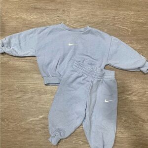 Nike Kids/toddler Baby Blue Nike set